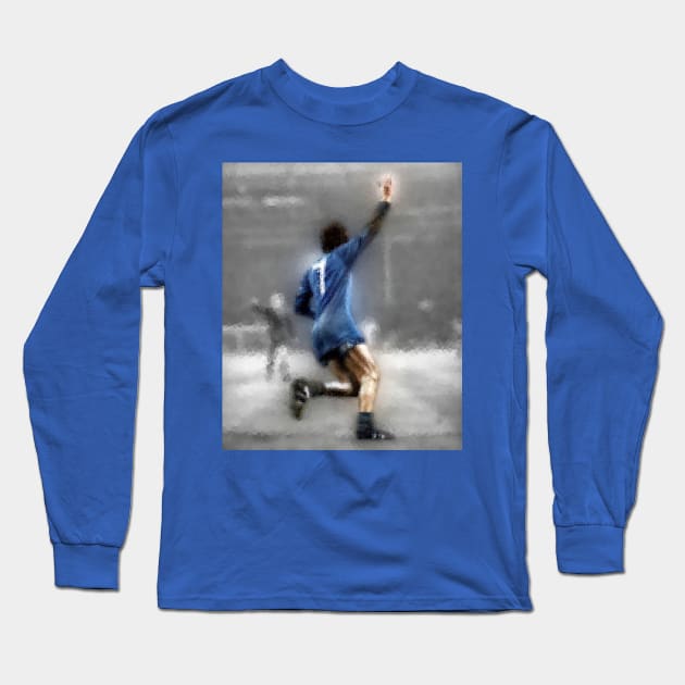 George Best Man Euro 68 Special Long Sleeve T-Shirt by Ricardo77